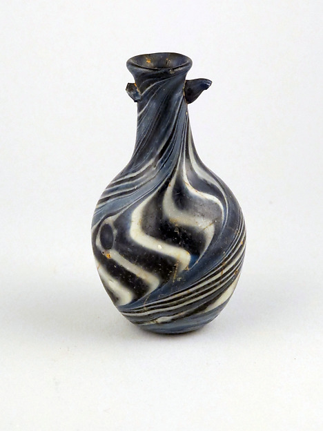 Glass mosaic perfume bottle