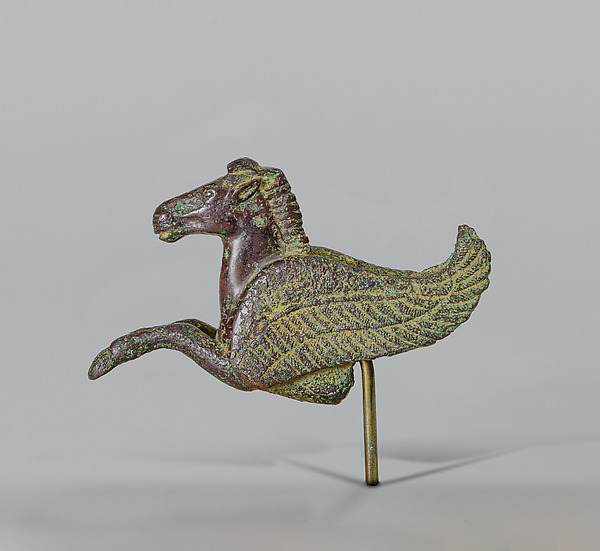 Forepart of a bronze winged horse by an unrecorded maker, The Metropolitan Museum of Art