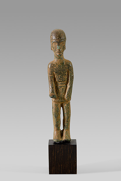 Bronze statuette of a warrior by an unrecorded maker, The Metropolitan Museum of Art