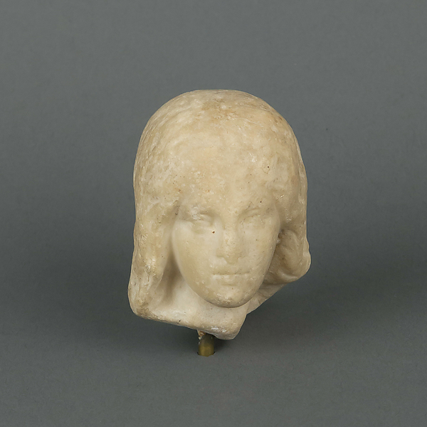 Marble head of a female statuette by an unrecorded maker, The Metropolitan Museum of Art