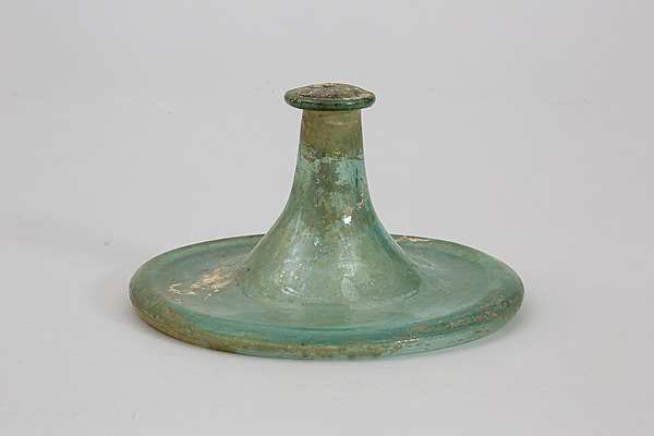 Glass lid by an unrecorded maker, The Metropolitan Museum of Art