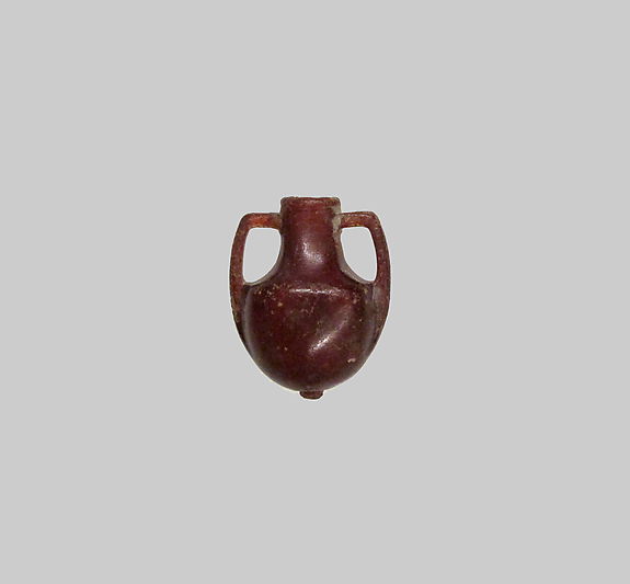 Miniature amber amphora (jar) by an unrecorded maker, The Metropolitan Museum of Art