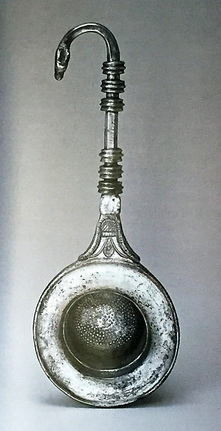 Silver strainer by an unrecorded maker, The Metropolitan Museum of Art
