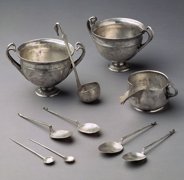 Four silver spoons by an unrecorded maker, The Metropolitan Museum of Art