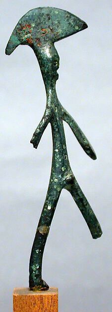 Bronze statuette of a warrior by an unrecorded maker, The Metropolitan Museum of Art