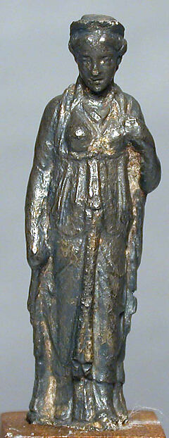 Silver statuette of a draped lady by an unrecorded maker, The Metropolitan Museum of Art