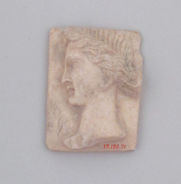 Relief of a head of woman by an unrecorded maker, The Metropolitan Museum of Art
