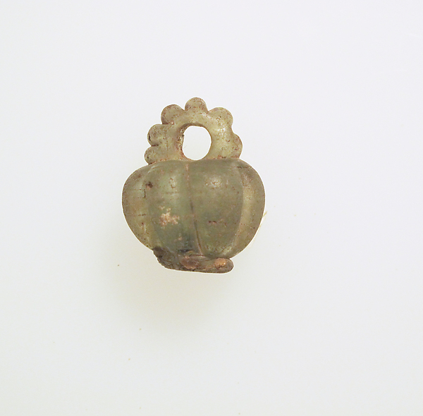 Glass pendant in the form of a jar by an unrecorded maker, The Metropolitan Museum of Art