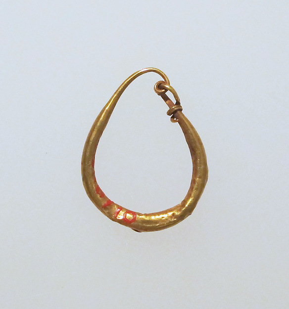 Earring-loop type, plain