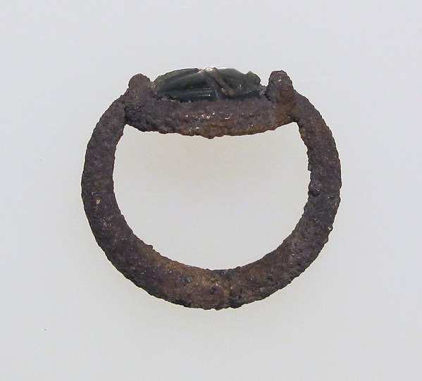 Ring with scarab by an unrecorded maker, The Metropolitan Museum of Art