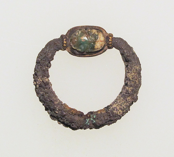 Ring with scarab by an unrecorded maker, The Metropolitan Museum of Art
