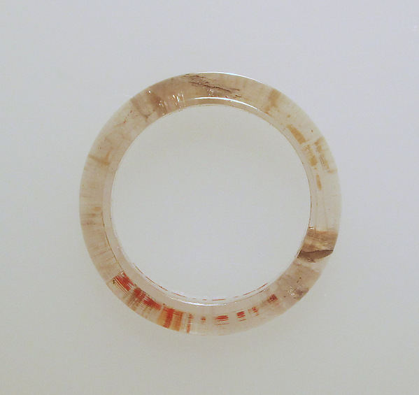 Rock crystal ring by an unrecorded maker, The Metropolitan Museum of Art