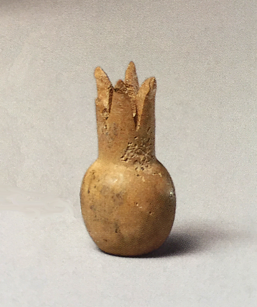Ivory pomegranate-shaped finial by an unrecorded maker, The Metropolitan Museum of Art