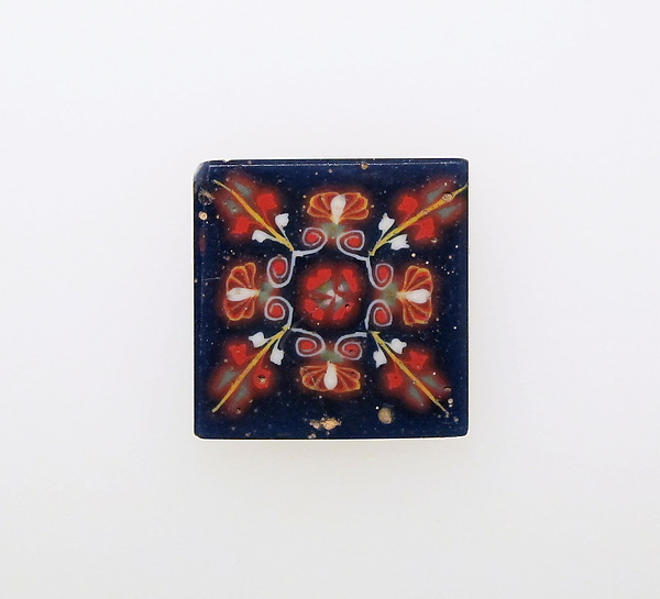 Mosaic glass inlay