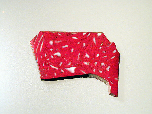 Mosaic glass bowl fragment by an unrecorded maker, The Metropolitan Museum of Art