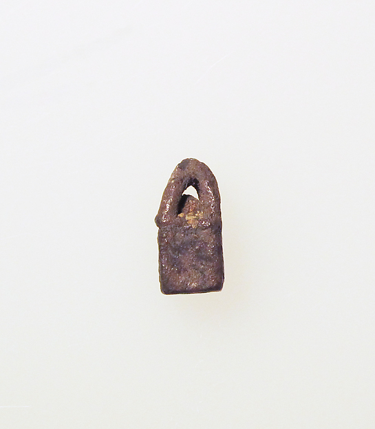 Silver cage and ball pendant from an earring