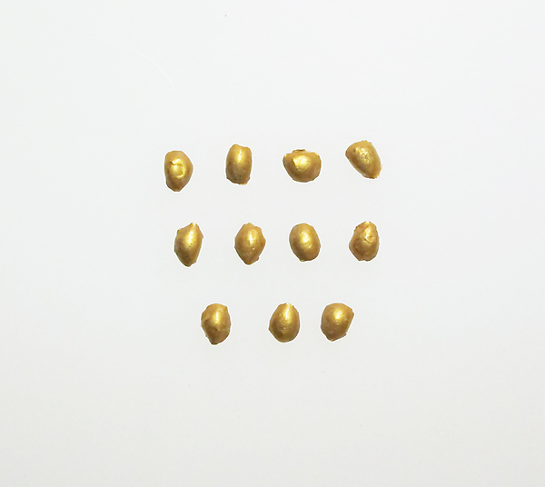 Bead ornaments, oval, 11 by an unrecorded maker, The Metropolitan Museum of Art