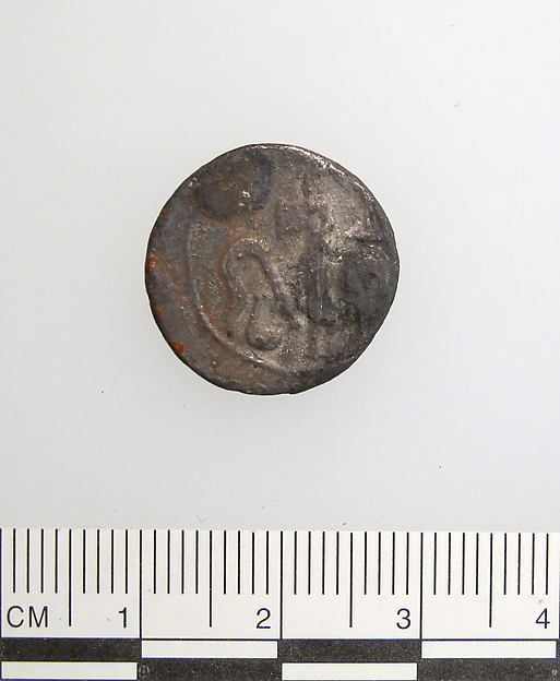 Silver denarius of Julius Caesar