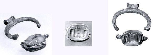 Silver pendant ring with agate scarab by an unrecorded maker, The Metropolitan Museum of Art