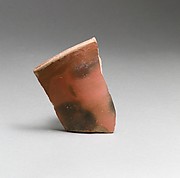 Terracotta rim fragment with triglyph and metope motif | Minoan | Early ...