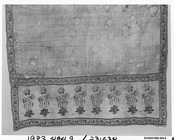 Sash () with a Floral Border | The Metropolitan Museum of Art