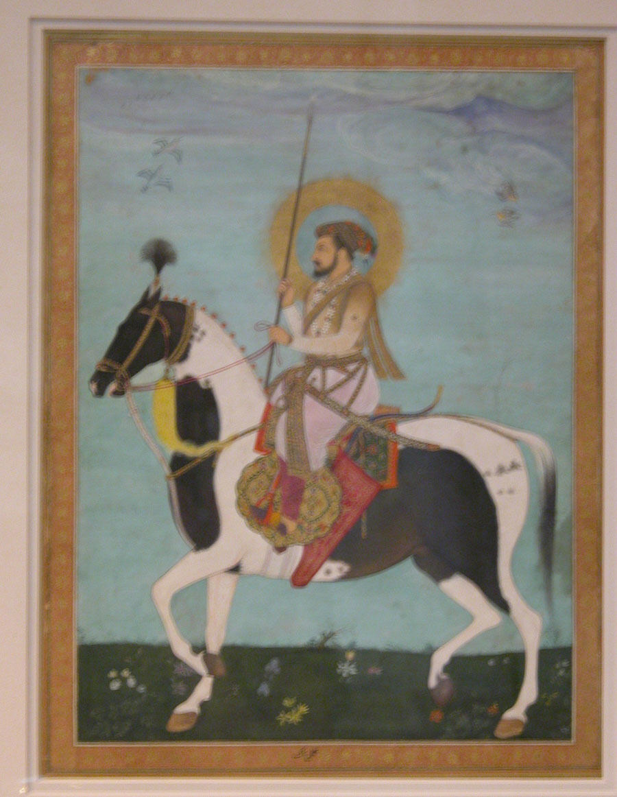 Painting by Payag | \u0026quot;Shah Jahan on Horseback\u0026quot;, Folio from the Shah Jahan Album | The ...