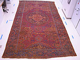 "Medallion Ushak" Carpet, Wool (warp, weft, and pile); symmetrically knotted pile