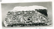 Fragment of a Cornice, Limestone; carved in relief
