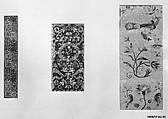 Textile Fragment, Wool, silk, and metal wrapped thread