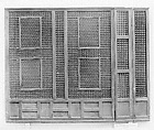 Mashrabiyya Screen, Wood; turned