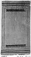Reed Mat, Hemp (warp), straw (weft); weft faced plain weave, brocaded