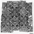 Joined Fragments, Silk (satin); brocaded with silk and metal wrapped thread