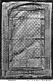 Cover, Silk; brocaded; border voided cut velvet