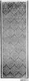 Textile Fragment, Silk, metal wrapped thread; lampas (kemha)
