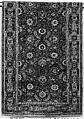 Carpet, Cotton (warp and weft), wool (pile); asymmetrically knotted pile