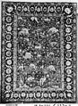 Silk Animal Carpet, Silk (warp, weft, and pile); asymmetrically knotted pile