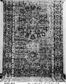 Carpet, Cotton (warp and weft), wool (pile); asymmetrically knotted pile 