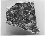 Fragment of a Wall Painting, Plaster; painted