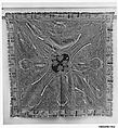 Shawl, Wool; woven and embroidered