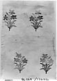 Textile Fragment, Silk and metal wrapped thread; brocaded