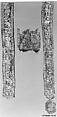 Square with Holy Warriors Spearing a Serpent, Silk