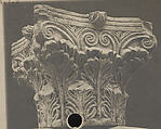 Capital with Acanthus Leaves, Limestone; carved
