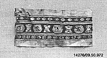 Textile Fragment, Linen, silk; tapestry weave, embroidered