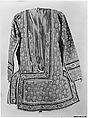 Coat, Silk, cotton, metal wrapped thread