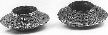 Anklet, One of a Pair, Silver