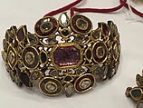 Armband (Bazuband), One of a Pair, Gold, gemstones, and enamel