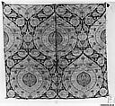 Textile Fragment, Silk, metal wrapped thread; lampas (kemha)