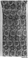 Silk Fragment with Wavy-vine Pattern on Green Ground, Silk, metal wrapped thread; lampas (kemha)