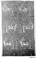 Safavid Courtiers Leading Georgian Captives, Silk, metal wrapped thread; lampas