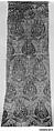 Textile Fragment, Silk, metal wrapped thread; lampas (kemha)